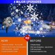 thumbnail image 5 of Proyector de luces navideñas Fammart Snowflake Snowfall, 5 of 7