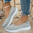thumbnail image 2 of Mepaouo Women's Mesh Flats Shoes Casual Slip on Walking Loafers Memory Foam Driving Running Sneakers, 2 of 9
