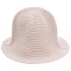 thumbnail image 3 of Beige Straw Woven Bucket Hat for Women's Fashionable Sunshade Breathable Windproof All Seasons 1pc, 3 of 3