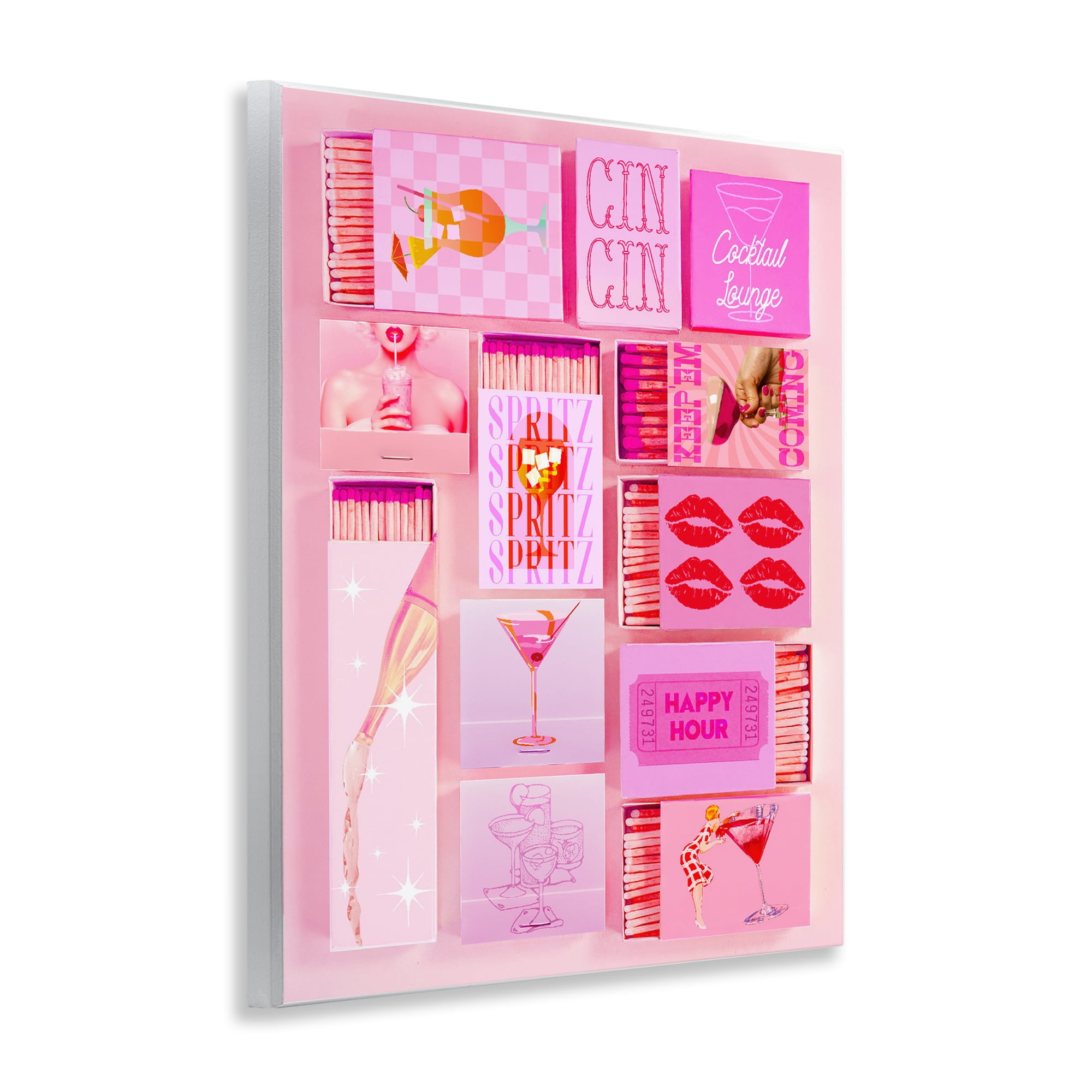 Feminine Glam Matches Wall Plaque Art, design by Lil' Rue