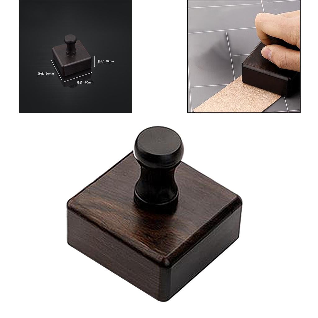 Wooden Leathercraft Slicker Burnisher Polished Rod Edge Burnisher