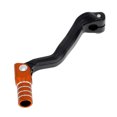 thumbnail image 1 of Palanca de cambio de marcha de motocicleta plegable para Bosuer M4, palanca de cambio de pedal en color negro, naranja y tono plateado, 1 of 1