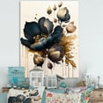 thumbnail image 2 of Designart Blue And Gold Crocus Bunch IV Canvas Wall Art, 2 of 5
