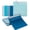 Blue, variant on 50 Pack 5x7 Colored Envelopes, 5.24x7.21 inches, 5 Purple | Self-Sealing, Assorted Colors, For Invitations and Cards