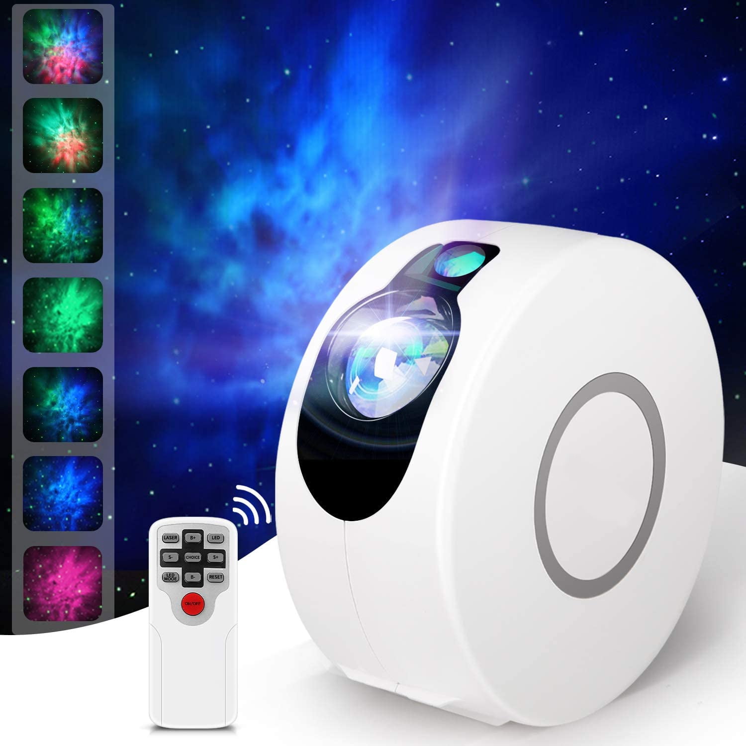 LED Night Light, Colorful Projector, Star Projector, Galaxy Projector