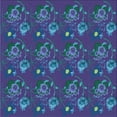 thumbnail image 1 of Ahgly Company Machine Washable Indoor Square Transitional Purple Amethyst Purple Area Rugs, 5' Square, 1 of 7