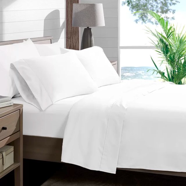 1000 Thread Count Combed Cotton Blend Sateen Deep Pocket 6 Piece Sheet Set, Hotel Quality Sheet Set