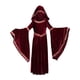 thumbnail image 1 of Vestido medieval de Halloween para niña, disfraz renacentista medieval con capucha, disfraz medieval para niños M 130cm a 140cm, 1 of 9