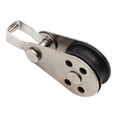 thumbnail image 4 of Almencla Heavy Duty 304 Stainless Steel Pulley Swivel Block Hardware Accessory Fixed Boat 5.9cmx2.5cm, 4 of 8