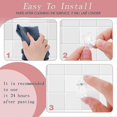 thumbnail image 3 of 15 Pcs Tapestry Wall Hanging Clips, Self Adhesive Clips Wall Clips Poster Hanger, 3 of 5