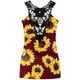 thumbnail image 4 of Blusa de mujer con cuello en O sin mangas con estampado de encaje sin mangas Pompotops  lopia989476, 4 of 6
