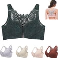 thumbnail image 1 of Floral Secrets Comfort Rose Bra, Comfort Rose Lift Bra, Wireless Push Up Front Closure, Cy Seamless Bra, 1 of 5
