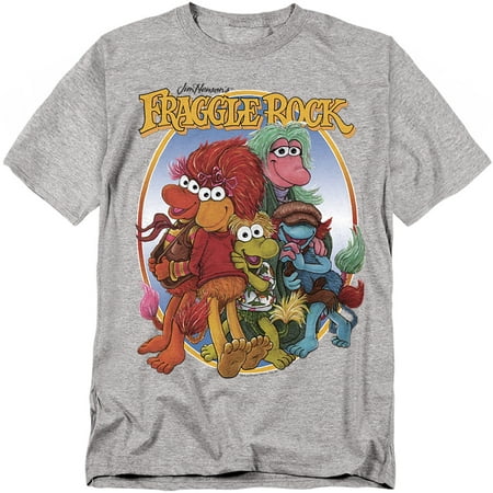 Fraggle Rock T-Shirt Group Hug Unisex Graphic Tee For Men & Women Athletic Heather