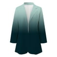 thumbnail image 3 of Gubotare Long Sleeve Blazers for Women Women Long Sleeve Blazer Open Front Work Office Blazer Jacket (Mint Green,S), 3 of 5