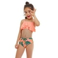 thumbnail image 3 of Uccdo Toddler Girls Two Piece Swimsuits Kids Bikini Bathing Suit Sunsuits Swimwear 2-12T, 3 of 3