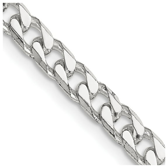 Primal Silver Sterling Silver Polished 5mm Curb Chain