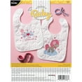 thumbnail image 2 of Bucilla Baby Stamped Cross Stitch Bib Pair, Fairytale Princess, 9" x 14", 2 of 5