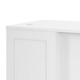 thumbnail image 5 of Hampton Heights 60W x 30D Office Desk in White - Engineered Wood, 5 of 7