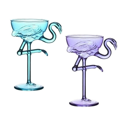 

2x Beverage Tumblers Cute Decorative Stemware for Dessert Home