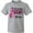 AC-Heather Grey, variant on Inktastic Breast Cancer Awareness Nobody Fights Alone Pink Ribbon Youth T-Shirt