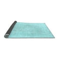 thumbnail image 2 of Ahgly Company Indoor Rectangle Solid Light Blue Modern Area Rugs, 5' x 7', 2 of 4