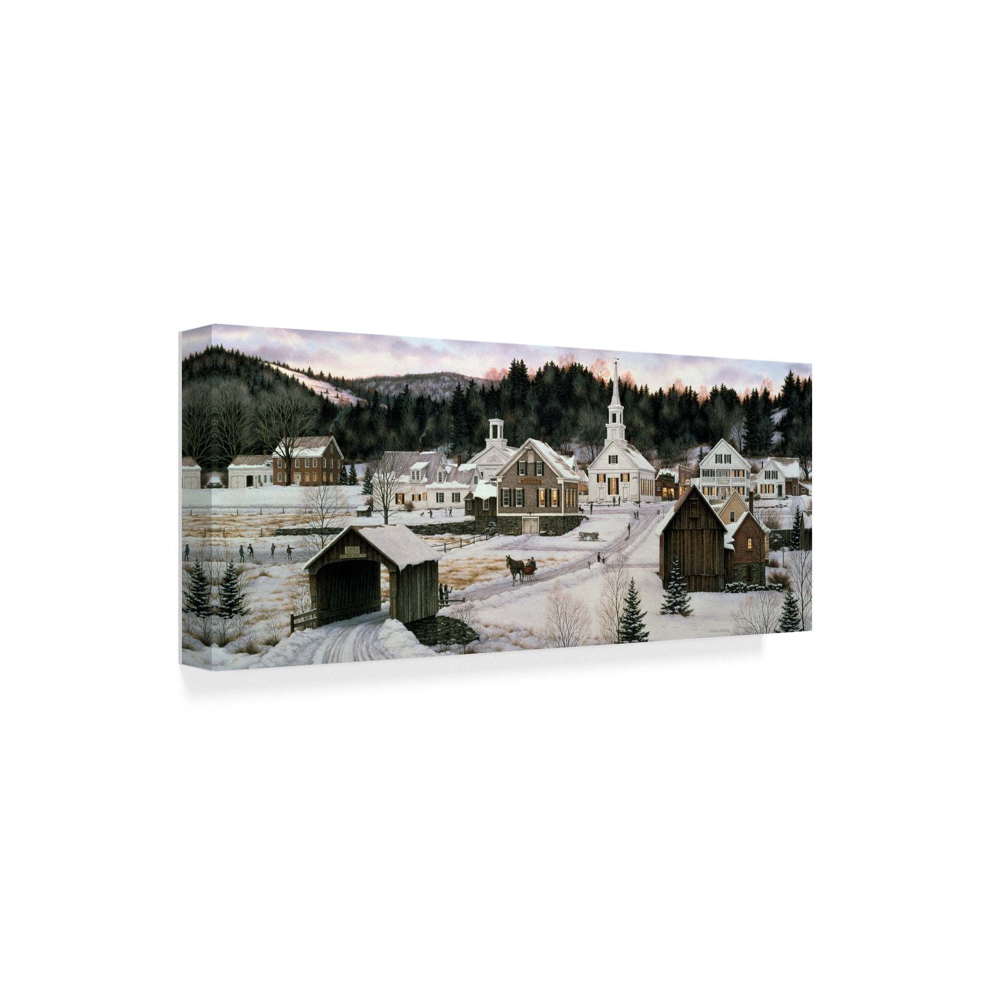 Trademark Fine Art 'Twilight Glow' Canvas Art by William Breedon