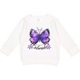 thumbnail image 2 of Inktastic Colorado State Butterfly and Flowers Toddler Sweatshirt, 2 of 4