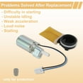thumbnail image 5 of Unique Bargains Fuel Pump for Kawasaki Prairie ATV 650 2002-2006 Metal Electric Fuel Pumps Set Replaces No.1511063B00, 5 of 6