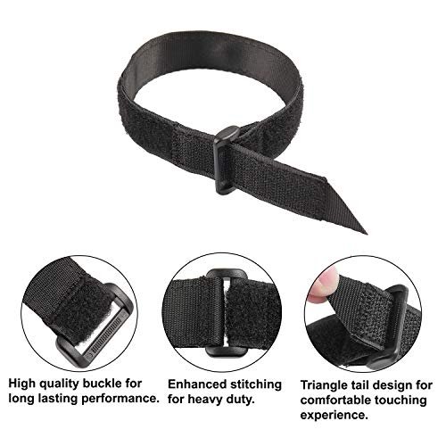 Ayaport Cincha Correas de 1" x 18" Durables y Reutilizables de Gancho