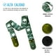 thumbnail image 3 of Correa para guitarra Strap o Tahali para guitarra acústica, bajo eléctrico, guitarra eléctrica Kidam  Audio Calaveras Verde, 3 of 5