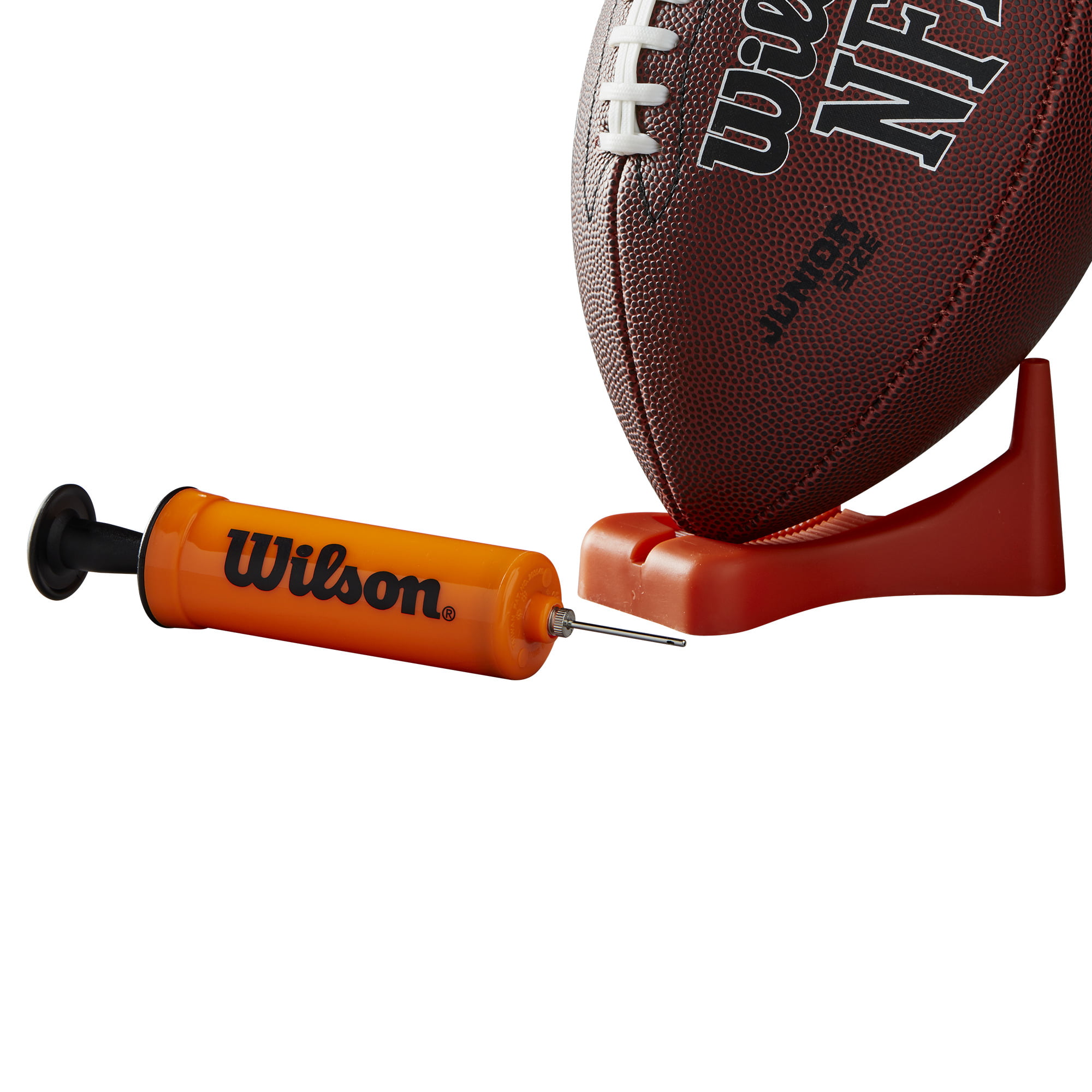 Brown for sale online Wilson WTF1414PT Football with Pump & Tee 