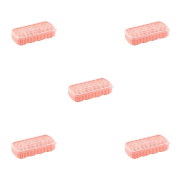 Toystoory PP TPE Bandeja de cubitos de hielo Reemplazo antiadherente 8 Rejilla DIY Home Bar Nevera Herramienta de molde de helado con tapa a Type2 NO2
