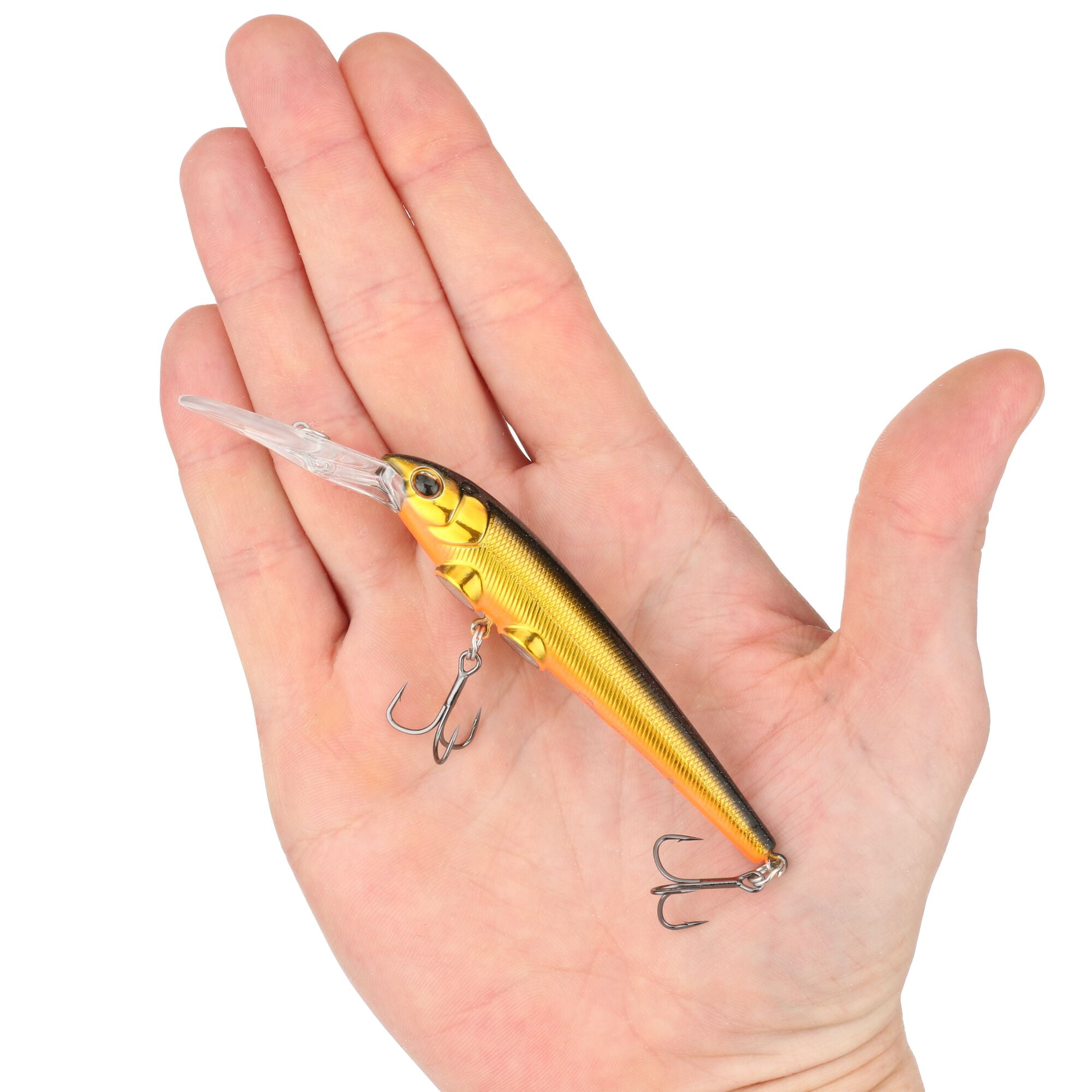 Berkley Deep Hit Stick, 3.75 in, Crankbaits, Black Gold (1 Count)