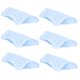 thumbnail image 3 of Cubierta de drenaje de silicona para recogedor de cabello Sailing 6 unidades azul claro, 3 of 10