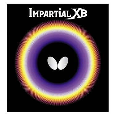 Butterfly Impartial XB Table Tennis Rubber, 1.7 mm, Red