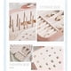 thumbnail image 4 of Joyero de viaje rosa de piel sintética para mujer, pequeño joyero para anillos, pendientes, collares y regalos., 4 of 5