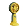 thumbnail image 2 of Portable Handheld Fan, USB Rechargeable, Compact 8x7x17 cm, Quiet Motor, Strong Wind, Ergonomic Grip, Battery Powered, Lightweight for Summer Use and Outdoor Activities, 2 of 7