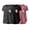 Deep Pink + Deep Gray + Black, variant on 3 Pack Maternity Nursing Shirts Double Layer Breastfeeding Tops Short Sleeve Crew Neck Tees Postpartum Clothes