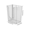 thumbnail image 3 of Face Towel Storage Box Tissue Box Wall-Mounted For Kitchen Bathroom Or Toilet Transparent Inverted Tissue Dispenser, 3 of 6