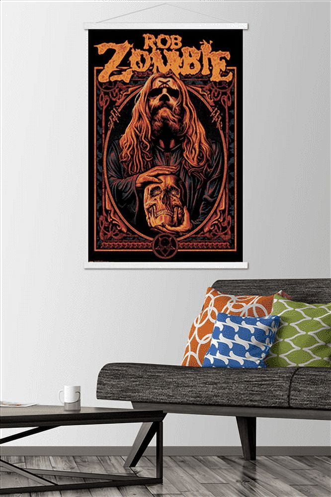 Rob Zombie - Warlock Wall Poster with Wooden Magnetic Frame, 22.375" x 34"