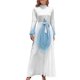 thumbnail image 1 of Vestido largo con superposición de gotas de lluvia Traje de verano para mujer Vestidos de noche, 1 of 4
