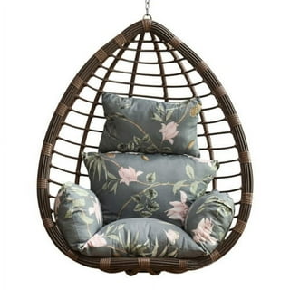 YGUOL Hanging Chair Cushion, Cushions for Hanging Egg Chair,Washable Swing  Chair Cushion, Thicken Patio Hanging Egg Chair Pad, Garden Hanging Basket