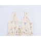 thumbnail image 5 of HH TRAF Verano Mujer Nuevo Traje de Falda Escote en V Lazo Estampado Decorativo Espalda descubierta Top Corto + Falda Asimétrica Plisada de Cintura Media Mujer, 5 of 5
