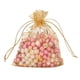thumbnail image 2 of 100 piezas de bolsas de organza de 9 x 12 cm, bolsas de regalo de boda de oro para joyería Bolsas de organza de regalo de caramelo Bolsas de tela para recuerdos y joyas de boda Ecomeon no, 2 of 6