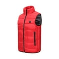 thumbnail image 2 of Tawop Ladies Vests Winter Quilted Vest Plus Heated Vest Usb Charging Red Vest 2XL, 2 of 8