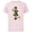 Soft Pink, variant on Disney Minnie Mouse Shape Christmas Holiday Tie-Dye Retro - Short Sleeve Cotton T-Shirt for Adults - Customized-Athletic Heather