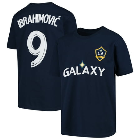 Zlatan Ibrahimovic LA Galaxy Youth Name & Number T-Shirt - Navy