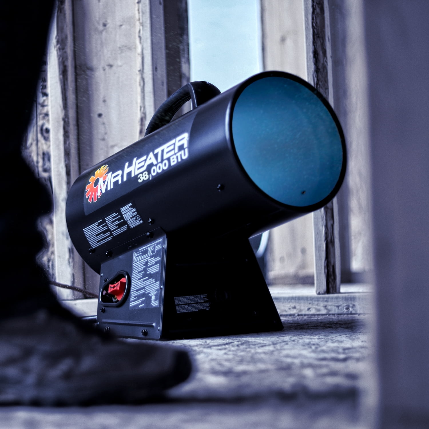 Mr. Heater MH38QFA Forced Air 38000 BTU/hr. 950 sq. ft. Forced Air LP Heater  - Walmart.com