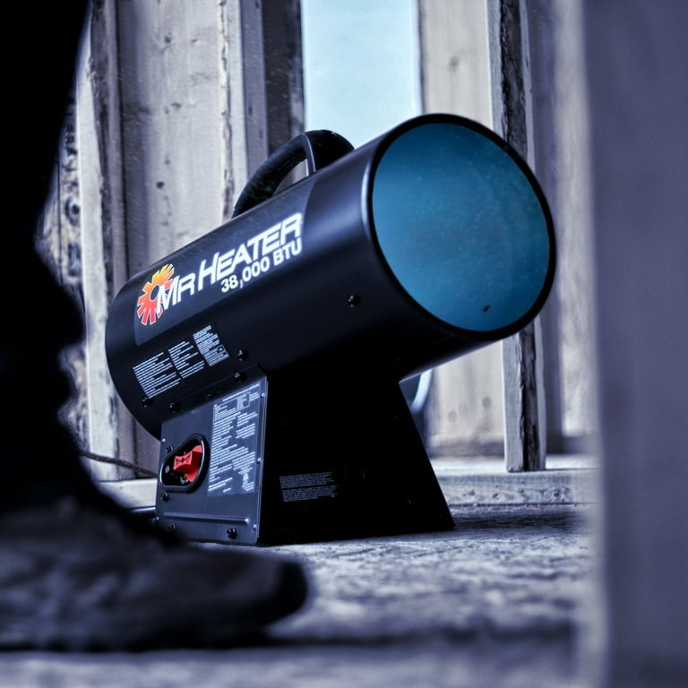 Mr. Heater MH38QFA Forced Air 38000 BTU/hr. 950 sq. ft. Forced Air LP Heater  - Walmart.com