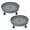 2Pcs, variant on 30 Gallon and 55 Gallon Heavy Duty Plastic Drum Dolly – Durable Plastic Drum Cart 900 lb. Capacity- Barrel Dolly with 5 Swivel Casters Wheel